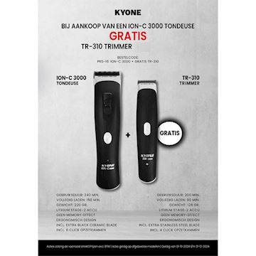 KYONE TONDEUSESET ION-C 3000 & TR-310 TRIMMER (KW4)