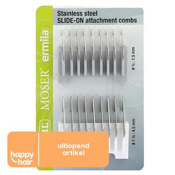 OPZETKAMMEN 1233-7180 SET STAINLESS STEEL*