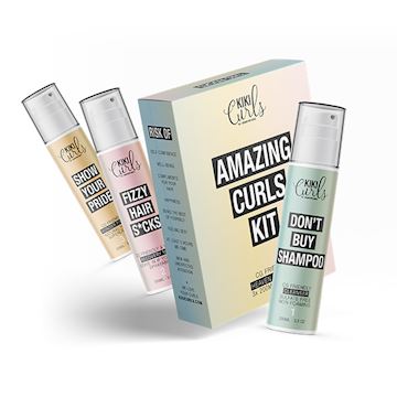 KIKI CURLS AMAZING CURLS KIT "HEAVEN IN A BOX" 3x200ml