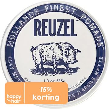 REUZEL CLAY MATTE POMADE 35gr DOOS à 12st "15% VOORDEEL"