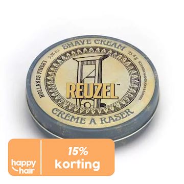 REUZEL SHAVE CREAM 95,8gr DOOS à 12st "15% VOORDEEL"