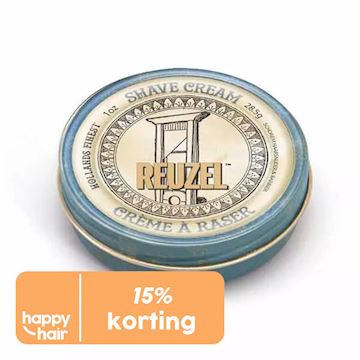 REUZEL SHAVE CREAM 28,5gr DOOS à 12st "15% VOORDEEL"