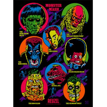 REUZEL MARKETING MONSTER MASH POSTER 20"x28"