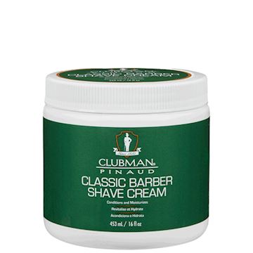 CLUBMAN BEARD & SHAVING CLASSIC BARBER SHAVE CREAM 453ml