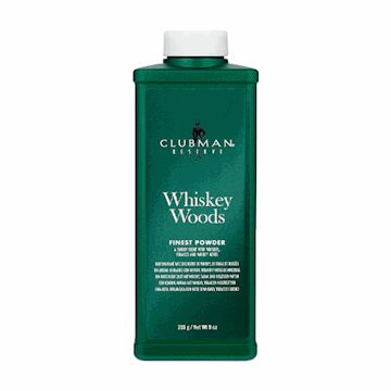 CLUBMAN SHAVE TALC WHISKEY WOODS 255gr