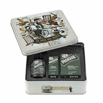 PRORASO GIFTSET BEARD CYPRESS & VETYVER