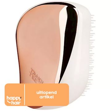 TANGLE TEEZER COMPACT STYLER ROSE GOLD IVORY*