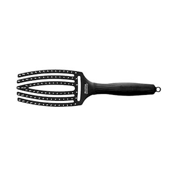 OLIVIA GARDEN FINGERBRUSH COMBO MEDIUM ZWART