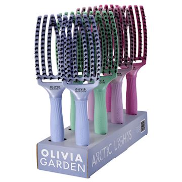 OLIVIA GARDEN FINGERBRUSH ARCTIC LIGHTS DISPLAY 8st