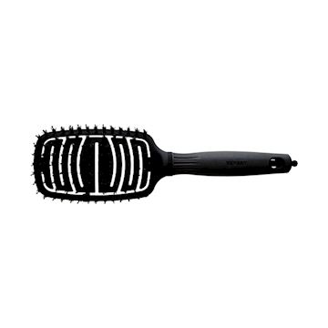 OLIVIA GARDEN EXPERT CARE FLEX BOAR & NYLON BRISTLE BLACK