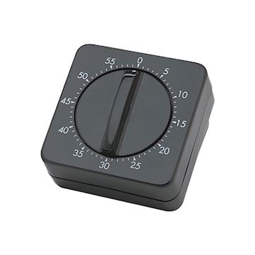 SIBEL 009005402 DRAAIWEKKER ZODIAC ZWART TIMER/WEKKER