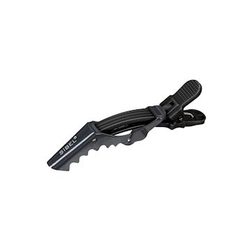 SIBEL 934096202 GATOR CLIPS 9cm 6st BLACK FOR SHORT HAIR