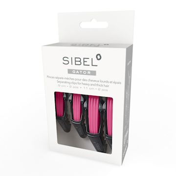 SIBEL 934094207 GATOR CLIPS MIX SIZES 4st PINK