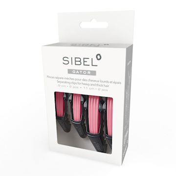 SIBEL 934094208 GATOR CLIPS MIX SIZES 4st ROSE