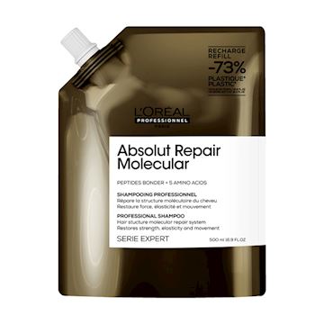 L'OREAL SE24 ABSOLUTE REPAIR MOLECULAR SHAMPOO 500ml REFILL