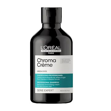 L'OREAL SE22 CHROMA CRÈME SHAMPOO GREEN DYES 300ml MATTE