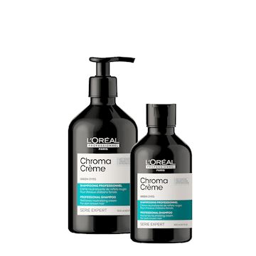 L'OREAL SE22 CHROMA CRÈME SHAMPOO GREEN DYES MATTE