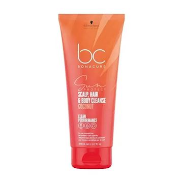 BONACURE SUN PROTECT 3-IN-1 SCALP, HAIR & BODY CLEANSE 200ml