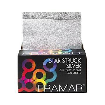 FRAMAR ALUMINIUM FOLIE SHEETS 13x28cm POP-UP STAR STRUCK