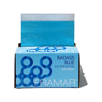 FRAMAR ALUMINIUM FOLIE SHEETS 13x28cm POP UP BADASS BLUE