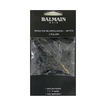 BALMAIN SOFT RINGS FOR RE-APPLICATION 100st ZWART