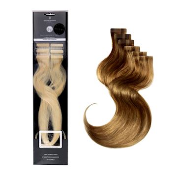 BALMAIN EASY INVISIBLE TAPE HUMAN HAIR  6st 40cm KLEUR 8A.9A