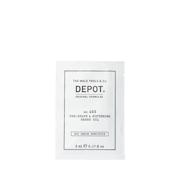 DEPOT SHAVE NO.403 SACHET SOFT. BEARD OIL 5ml SWEET ALMOND