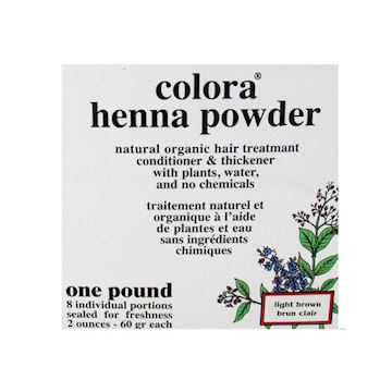 HENNA EC.PACK A 8 BEHANDELINGEN  LIGHT BROWN