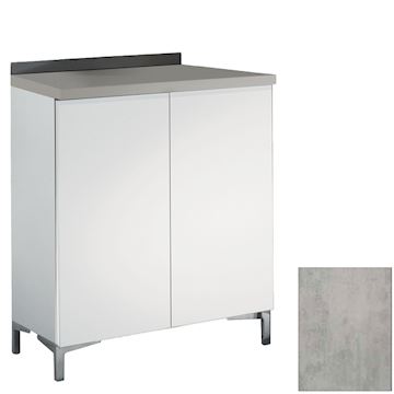 SALON AMBIENCE WO/140-03 SERVICE CENTER 80cm CEMENT GREY