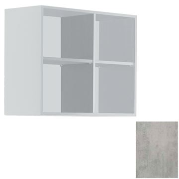 SALON AMBIENCE WO/146-03 SERVICE CENTER 80cm CEMENT GREY