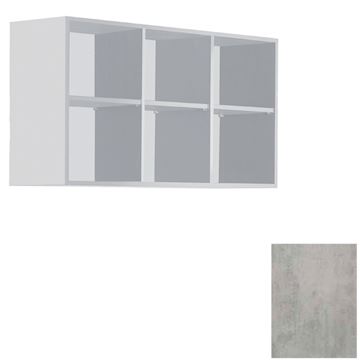 SALON AMBIENCE WO/148-03 SERVICE CENTER 120cm CEMENT GREY