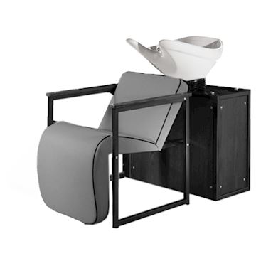 SALON AMBIENCE WU/750/B-02 SOHO WASHUNIT BLACK ASH