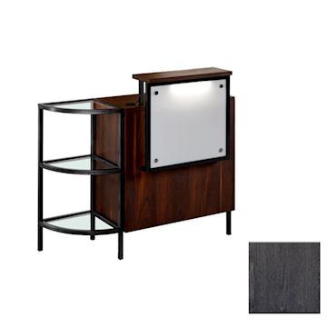 SALON AMBIENCE RD/328-02 INFINITY DESK BLACK ASH