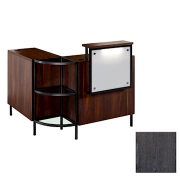 SALON AMBIENCE RD/333-02 INFINITY DESK BLACK ASH