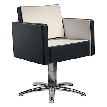 SALON AMBIENCE SH/890-4 STOEL SQUARE MET BLOKKEERBARE POMP