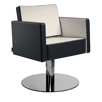 SALON AMBIENCE SH/890-4/R STOEL SQUARE MET BLOKKEERBARE POMP