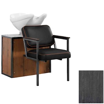 SALON AMBIENCE WU/450/B-02 MADISONWASH WIT (LAMINATE) BLACK