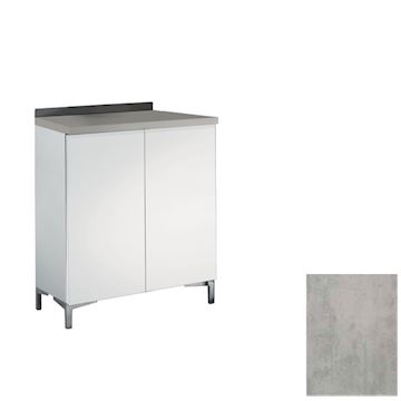 SALON AMBIENCE WS/082-03 WALL SYSTEM 80cm CEMENT GREY