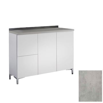 SALON AMBIENCE WS/036-03 WALL SYSTEM 80cm CEMENT GREY