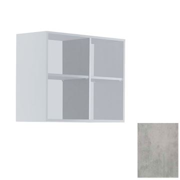 SALON AMBIENCE WS/042-03 WALL SYSTEM 80cm CEMENT GREY