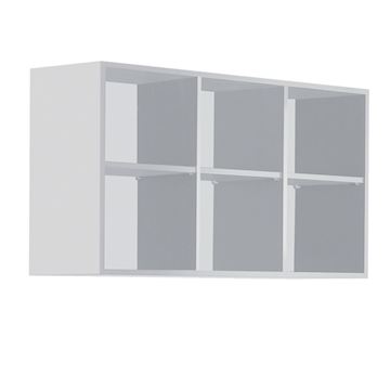 SALON AMBIENCE WS/043 WALL SYSTEM 120cm WHITE ASH