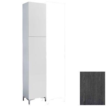 SALON AMBIENCE WS/030-02 WALL SYSTEM RECHTS BLACK ASH