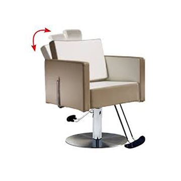 SALON AMBIENCE SH/894-4/R SQUARE STOEL MET HOOFDSTEUN