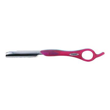 FEATHER STYLING RAZOR MES PINK (E8)