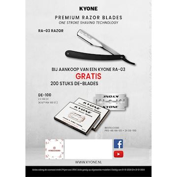 KYONE SCHEERMES RAZOR RA-03 & GRATIS 200st DE-100 (KW4)