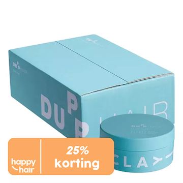 DUPP HAIR CLAY WAX 50ml DOOS à 12st "25% VOORDEEL"